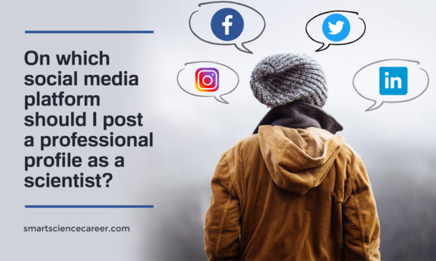 On which social media platform should I have a profile as a scientist?